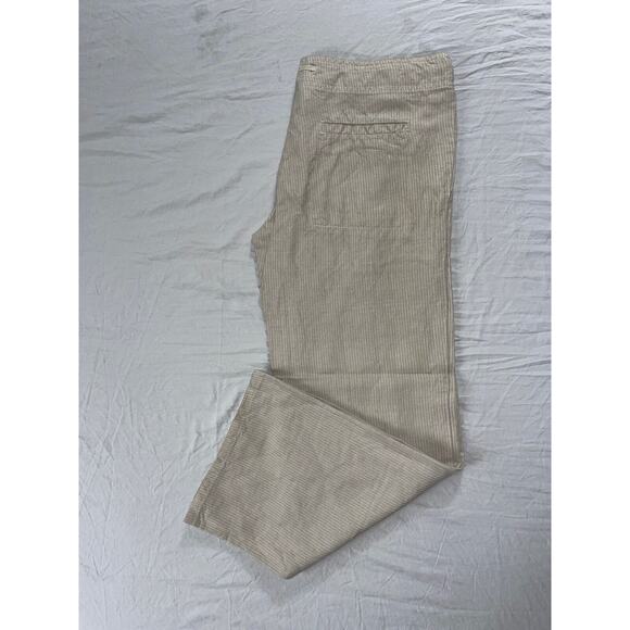 Prana Wide Leg Flare Pants. Striped Herringbone, Drawstring. Line Blend? S. GUC! - Picture 1 of 9